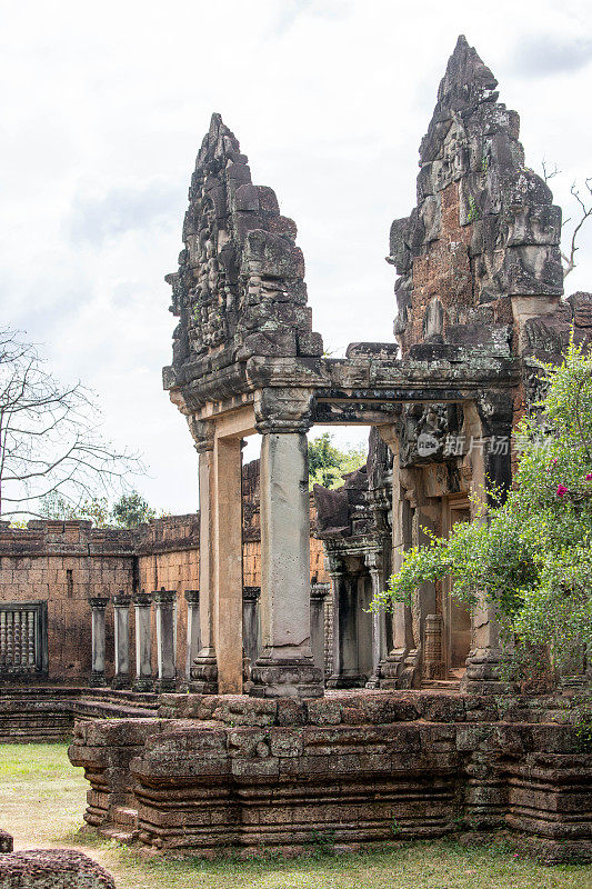 柬埔寨:Banteay Samré吴哥建筑群中的寺庙